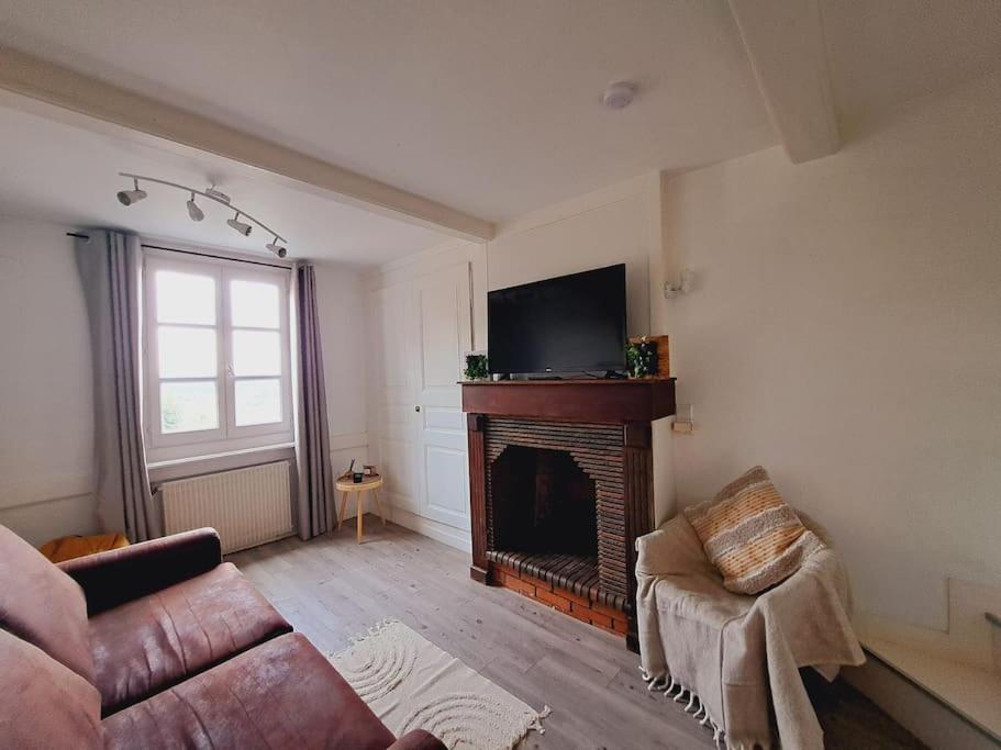 Charmant Duplex A Thiers, Vue Sur La Chaine Des Puys Exteriör bild